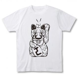 招き猫 T-Shirt (White)