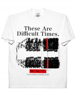 DIFFICULT TIMES TEE (WHITE)