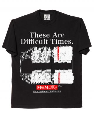 DIFFICULT TIMES TEE (BLACK)