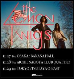 THE LEMON TWIGS JAPAN TOUR 2018