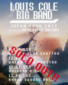 LOUIS COLE BIG BAND JAPAN TOUR 2022