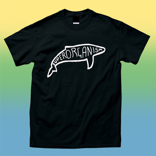 【受付終了】Superorganism - White Whale Logo T-Shirt