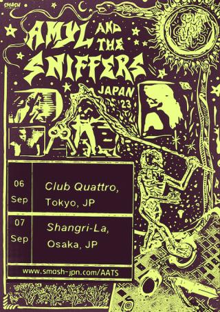 Amyl and The Sniffers / フー・ファイターズ、ウィーザー、スリーフォード・モッズをも虜にした電光石火の稲妻でブッ飛ばすガレージ・パンク革命児!! アミル・アンド・ザ・スニッファーズ、待望の初来日公演決定!!