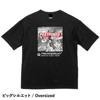 Thundercat - POSTPONED T-Shirt (Black) / Oversized [受注受付終了]