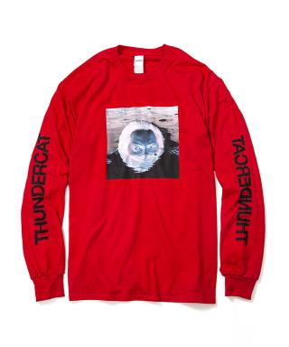 Thundercat - Drunk Reflect Long Sleeve (Red) [受注受付終了]