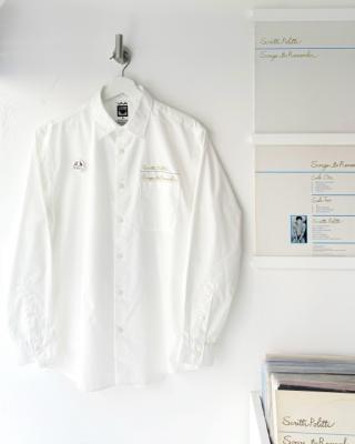 “Songs To Remember” Logo Embroidered Broad Shirt + Pin Badge