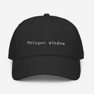 Polygon Window Cap  (10月上旬お届け商品)