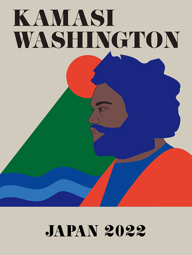 KAMASI WASHINGTON - Japan 2022 A2 Poster [数量限定]
