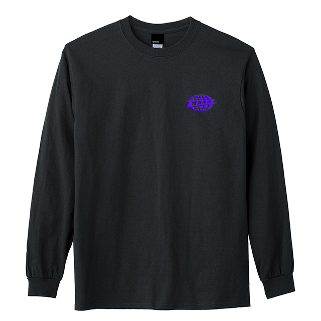 BEATINK.COM / Warp Embroidered Logo Long Sleeve T-Shirt (Black)