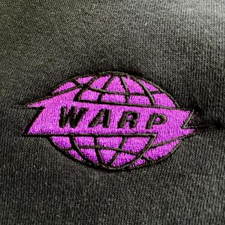 Warp Embroidered Logo Hoodie (Black)