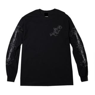 Oneohtrix Point Never - "G.O.D" Long Sleeve Tee (Black)