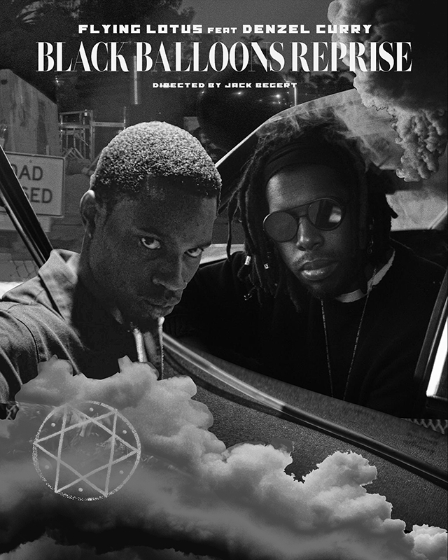 FLYING LOTUS / 超大作『FLAMAGRA』収録のデンゼル・カリー参加曲 「BLACK BALLOONS REPRISE」のMVが公開!