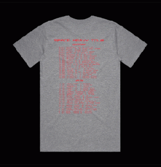 King Krule - Grey Tunnel Space Heavy Tour T-Shirt