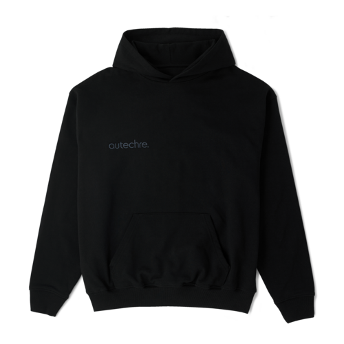 Autechre - Embroidered Logo Hoodie Black