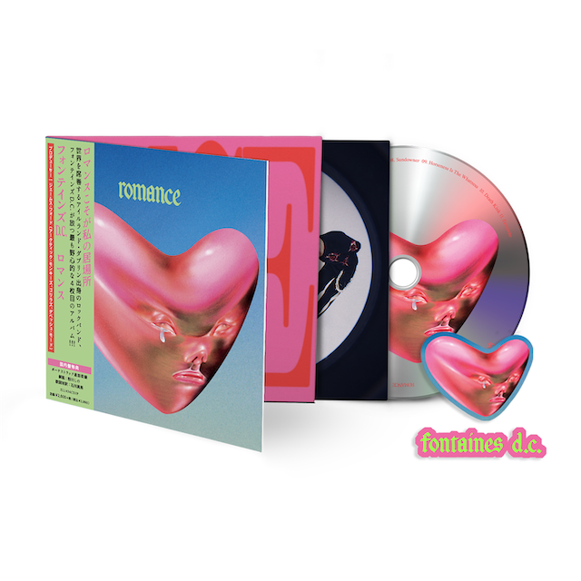 Fontaines D.C. / グラミー賞にノミネートされた現代最高峰ロック・バンド、フォンテインズ D.C.最新作『Romance』のマグネット付新装盤CDとTシャツセットの発売が決定!また、代表曲「Starburster」の日本語字幕付きミュージック・ビデオが公開!待望の来日ツアーは来年2月に迫る!チケット絶賛発売中!