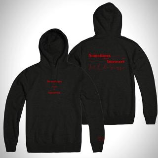 Sometimes I Might Be Introvert Album Hoodie (Black)