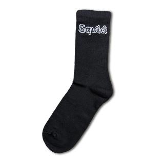 Squid Socks - Black With White Logo